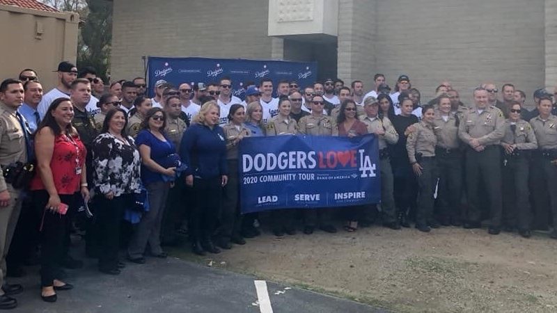 DEPUTIES AND PEOPLE STANDING
