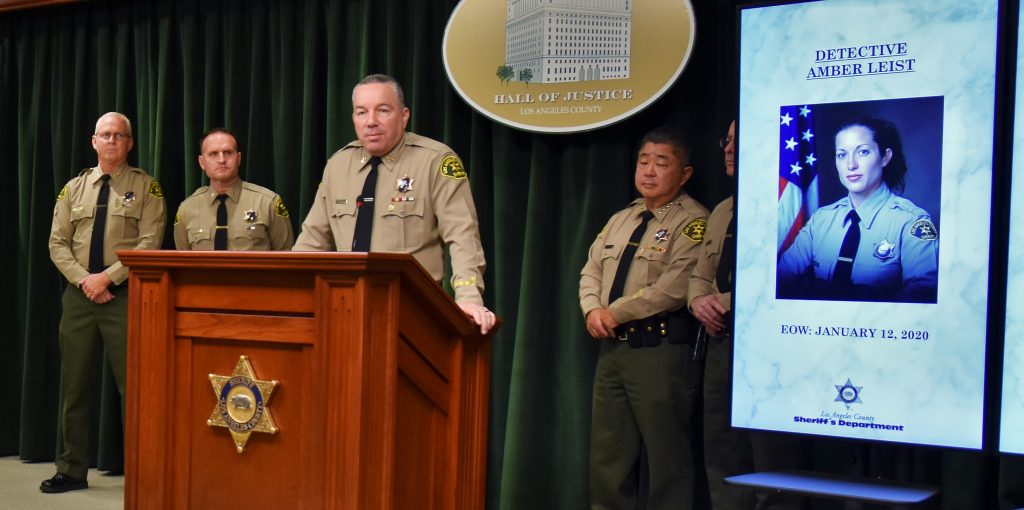 Sheriff Villanueva at press conference